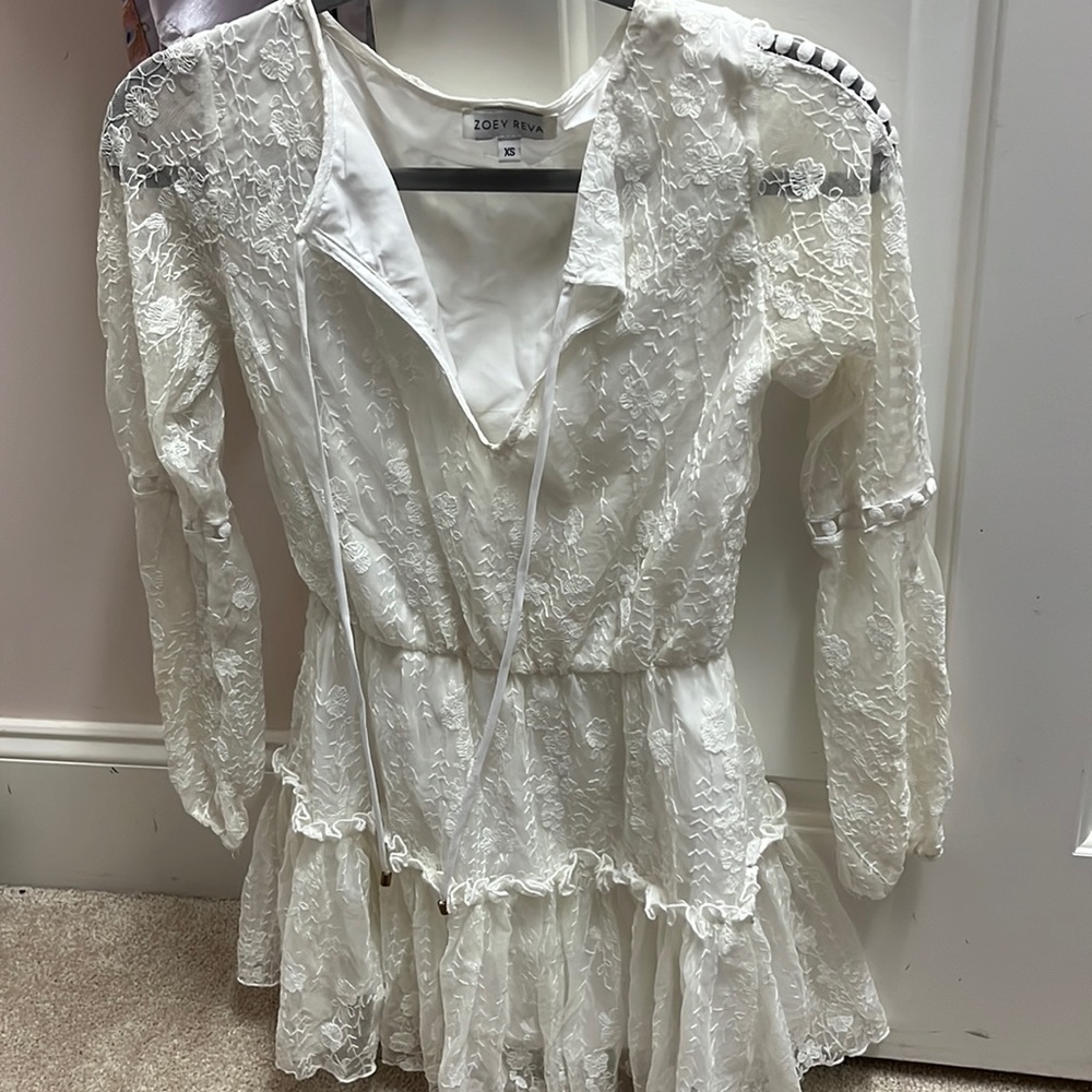White Zoey Reva Dress
